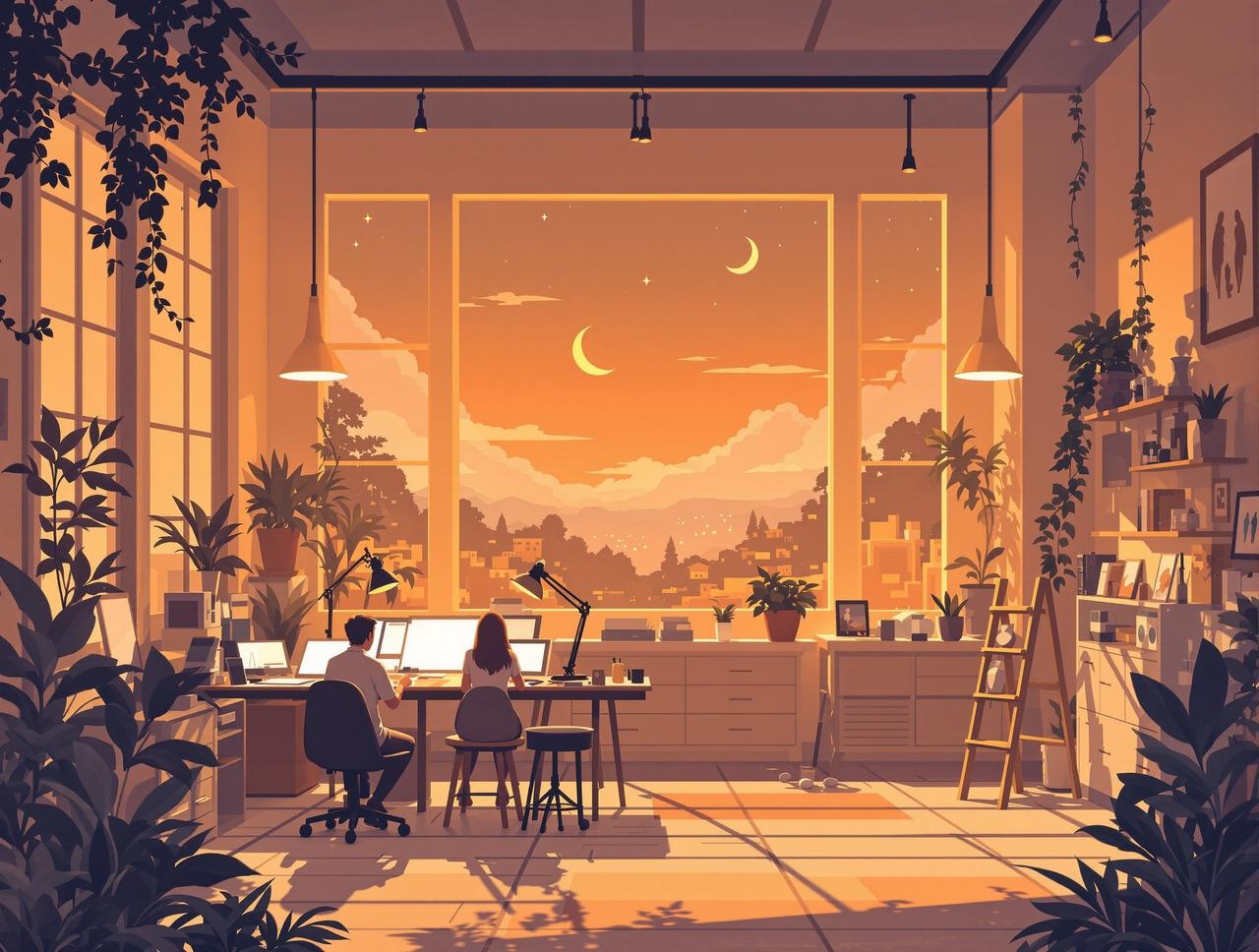 短剧库在线创作团队工作场景